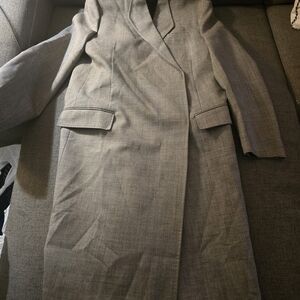 Zara Gray Women's Blazer Coat